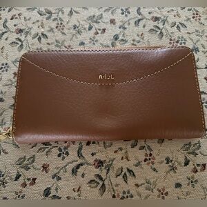 Lauren Ralph Lauren Brown Wallet New